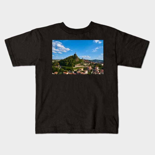 Le-Puy-en-Velay, Auvergne Kids T-Shirt by mbangert